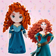 Кукла мягкая Disney Store Мерида 36 см мультфильм Храбрая сердцем