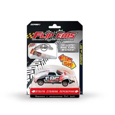 Игрушка трюковая машинка перевертыш FlipEms с пружинным механизмом AW1312-серый;оранжевый