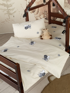Комплект детского постельного белья в кроватку Сонный гномик Пчёлы 160x80 353/4С