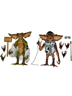 Фигурки гремлины татуировщики 2 в 1 Gremlins 2 The New Batch аксессуары подвижные 16 см Neca