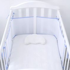 Бортики Baby Nice сетка 180х31 Дышащие GS085/BL