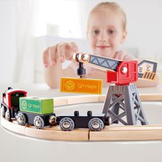 Игровой набор Ж/Д Доставки Груза Hape E3731_HP