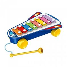 Музыкальный инструмент Huanger Happy Rocket Детское фортепиано - ракета, синий 01673