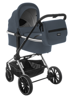 Коляска детская 2 в 1 Indigo Fusion, графит