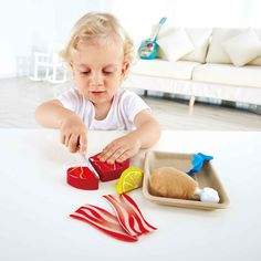 Игровой набор Hape Готовим мясо E3155_HP