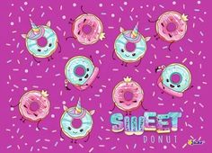 Коврик на стол ONYX BOOX Оникс Модные пончики размер 339х244 мм