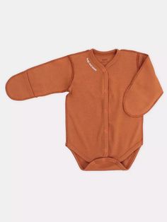Боди детское с длинным рукавом RANT HUGS AND KISSES Curry Brown р.62 РАНТ