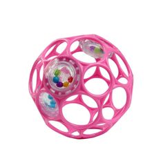 Развивающая игрушка Bright Starts мяч Oball с погремушкой (розовый) 12030BS