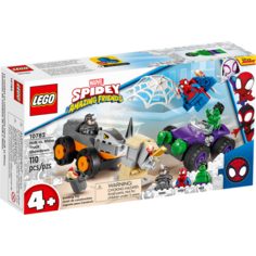 Конструктор Lego Spider-Man Схватка Халка и Носорога на грузовиках 10782