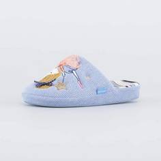 Тапочки Котофей 531249-11 цв. голубой р. 35