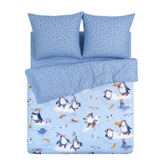 Постельное белье детское 1,5-спальное из бязи АРТПОСТЕЛЬка Пингвиния арт. 112