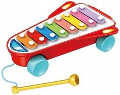 Музыкальный инструмент Huanger Happy Rocket Детское фортепиано - ракета, красный 01674