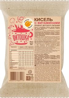 Кисель для детей ВИТОШКА витаминный на плодово-ягодной основе, со вкусом абрикоса, 5113