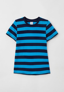 Футболка детская N.O.A. 11235, голубой; черный, 140 NOA