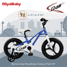 Детский велосипед Royal Baby Galaxy Fleet 14" Синий