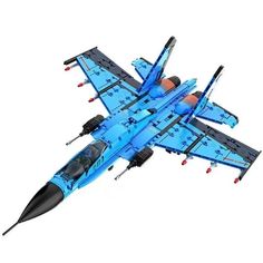 Конструктор радиоуправляемый CaDa Истребитель Миг-29, 1481 деталей - C56028W
