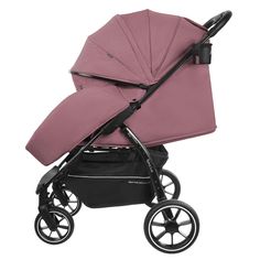 Прогулочная коляска Indigo Epica Lux S, розовый