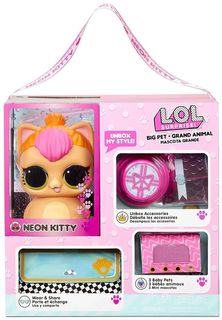 Кукла L.O.L. Surprise Big Pet Neon Kitty - Большой питомец Котенок 577720