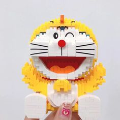 Конструктор 3D из миниблоков Balody Doraemon котик птенец 905 элементов - BA16268