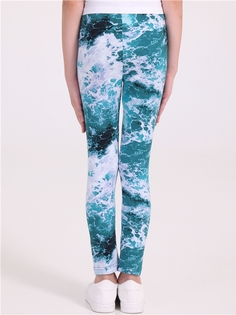 Леггинсы детские Апрель 1ДРЛ1609804н, голубой, размер 146