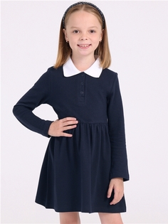 Платье детское Апрель 1ДПД4140090, синий, размер 128