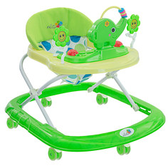 Ходунки детские ALIS JUMBO, зеленый силиконовые колеса