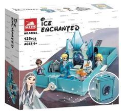 Конструктор книга сказочных приключений Эльзы и Нока, 125 деталей, 60004, ICE Enchanted