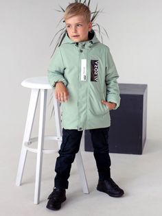 Куртка детская Аврора 895-У, зеленый, 104 Aurora