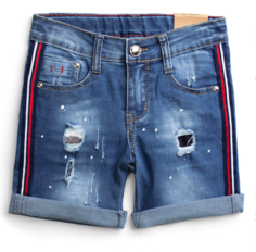 Шорты детские PlayToday 191084, синий, 110