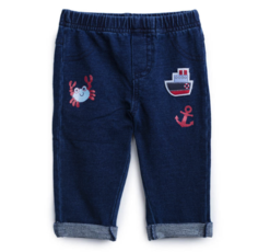 Брюки детские PlayToday 197804, синий, 56