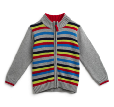 Кардиган детский PlayToday 197035, серый, 74