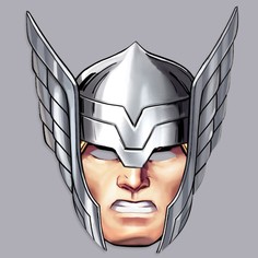 Маска карнавальная "Тор", Мстители(5 шт.) Marvel