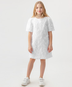 Платье детское Button Blue 123BBGJC25050200 белый, 146