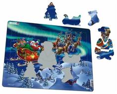 Пазл Larsen "Санта-Клаус", 26 деталей