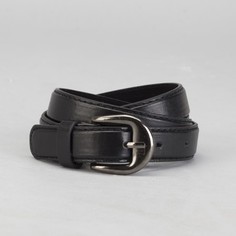 Ремень детский, ширина 2 см, винт, пряжка металл, цвет чёрный No Brand