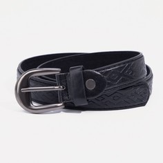 Ремень детский, ширина 2,2 см, винт, пряжка металл, цвет чёрный No Brand