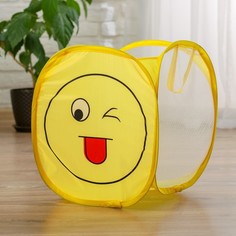 Корзина для игрушек «Смайл» No Brand