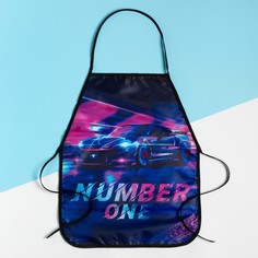 Фартук детский для творчества Этель "Number one", 49 х 39 см No Brand
