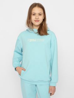 Худи детское Cherubino CSJG 63488-43-356 голубой, 158