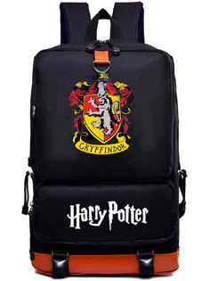 Рюкзак StarFriend Гарри Поттер Гриффиндор Harry Potter черный, 29х13х42 см, 16 литров