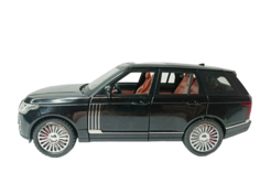 Машинка Range Rover колеса поворачиваются 1:24 черная инерционная, свет, звук, все открыва Nano Shop