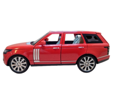 Машинка Range Rover колеса поворачиваются 1:24 красная инерционная, свет, звук, все открыв Nano Shop