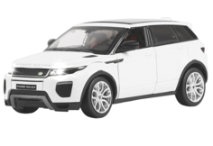 Машинка Range Rover колеса поворачиваются 1:24 белая инерционная, свет, звук, все открывае Nano Shop