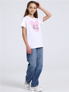 Футболка детская Апрель 1ДДФК4183001, белый, 158