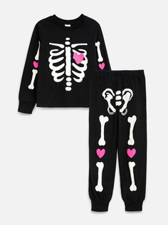 Пижама детская Acoola 20224280044, черный, 98