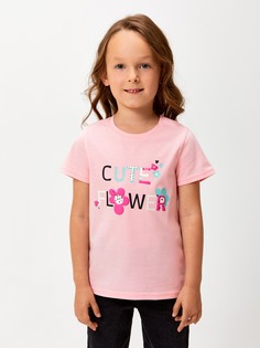 Футболка детская Acoola 20220510153, розовый, 128