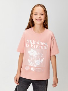 Футболка детская Acoola 20210510162, пыльный розовый, 140