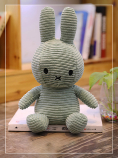 Мягкая игрушка заяц кролик Poco case, зеленый