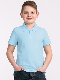 Поло детское Апрель 1ПДК1530090, голубой, 134