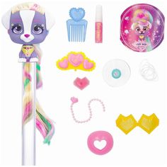 Игровой набор IMC Toys VIP Pets GLAM GEMS Модные щенки Lady Gigi